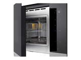 Microondas con grill integrable - LG MG7Z2593D, 900 W, 8 niveles, 25 l, Cristal negro