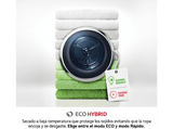 Secadora bomba de calor - LG RH90V5AV6N, Independiente, 9 kg, 14 programas, Blanco