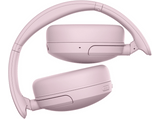 Auriculares inalámbricos - Sony WH-CH735NP, Noise Cancelling, 75h, Carga Rápida, Plegable, Bluetooth, Llamadas nítidas con IA, Rosa