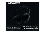 Auriculares gaming - Sony INZONE H9 II, Inalámbricos, Noise Cancelling, Fnatic, Micrófono, IA, 30h, Bluetooth/LE/2,4 GHz, Ligeros, PC, WHG910N, Blanco