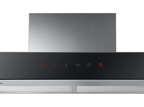 Campana decorativa - Samsung NK24C5070US/UR, 4 velocidades, 531 m³/h, 60 cm, Táctil, Inox