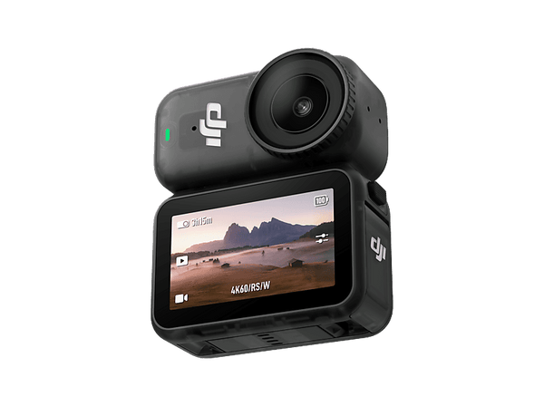 Cámara deportiva - DJI Osmo Nano, 4K, 200 min Autonomía, 64 GB, Sensor CMOS de 1/1.3", Sumergible a 10m, Negro