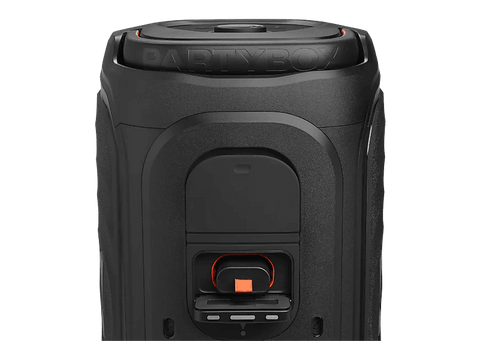 Altavoz de gran potencia - JBL PartyBox 130, 200 W, Hasta 15h Autonomía, IPX4, Asa ergonómica plegable, Modo Smart EQ, Negro