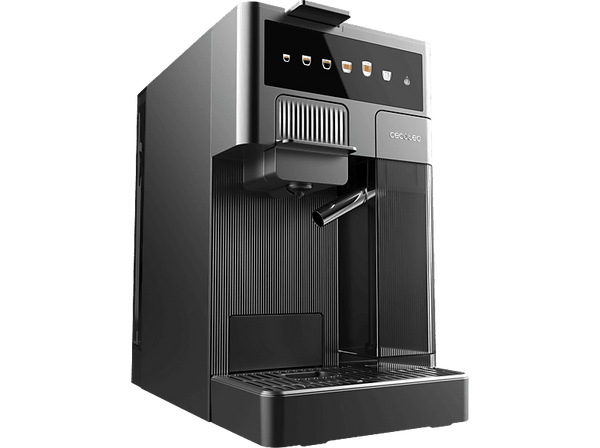 Cafetera de cápsulas - Cecotec FreeStyle Latte, 20 bar, Depósito 1.6L, 4 en 1, Tanque de leche, 6 tipos de café, Sistema autolimpieza, 1350W, Grey