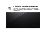 Placa inducción - LG CI5Z2420BN, 3 Zonas, Zona grande de 28 cm, 59 cm, Función Stop & Go, Negro