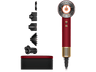 Secador - Dyson Supersonic Nural™, 5 Accesorios inteligentes, 4 Niveles temp precisos, Red Velvet/Gold