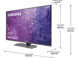 TV Neo QLED 43 - Samsung TQ43QN90CATXXC, Neo QLED 4K, Neural Quantum Processor 4K, Smart TV, DVB-T2 (H.265), Carbón Silver