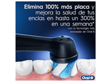 Cepillo eléctrico - Oral-B iO 9, Pack doble, 3 cabezales, Seguimiento 3D con app, Con estuche de viaje, Negro y Rosa