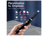 Cepillo eléctrico - Oral-B iO 9, Pack doble, 3 cabezales, Seguimiento 3D con app, Con estuche de viaje, Negro y Rosa