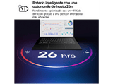 Portátil - LG Gram 16U55U-G.AU75BN, 16 WUXGA Copilot+ PC, AMD Ryzen™ AI 7 445 50 TOPS, 16GB RAM, 512 GB SSD, Windows 11 Home, Sin cargador