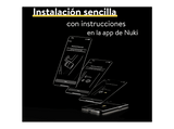 Cerradura electrónica - Nuki Smart Lock Pro, Conectividad Wifi y Bluetooth, Batería integrada, Hasta 6 meses autonomía, Plata