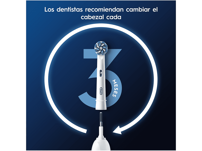 Recambio para cepillo dental - Oral-B Pro Sensitive Clean, Cabezales De Recambio, 9 Unidades