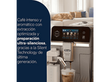 Cafetera superautomática - De'Longhi Eletta Ultra ECAM470.85.MB, 1450 W, 19 bar, Molinillo integrado, Depósito de leche, Táctil, 50 recetas, Metálico