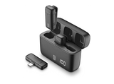 Micrófono - Cellular Line Talk Pro Kit, 64 dB, 6h Autonomía, Environmental Noise Cancellation, Negro
