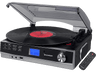 Tocadiscos - ‎Sunstech ‎PXR23BK, Bluetooth, USB, Radio FM, 3 velocidades, 4 modos, Negro