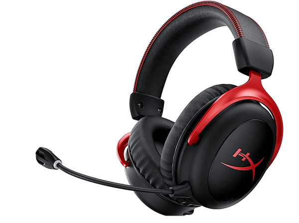 Auriculares gaming - HyperX Cloud III, Inalámbrico, Audio espacial DTS®, Compatible PS5, Nintendo Switch, Rojo