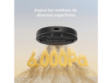 Robot friegasuelos - Dreame D9 Max Gen 2, Aspirado y fregado 2 en 1, 75W, Succión 6000 Pa, Potente limpieza de alfombras, Negro