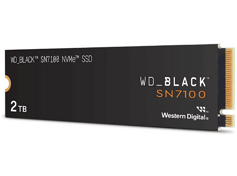 Disco duro SSD interno 2TB - WD_BLACK SN7100 NVMe SSD, Hasta 7250 MB/s lectura, M.2 2280, Negro