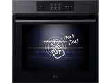 Horno a vapor - LG WSED7665B, Multifunción, Pirolítico, 76 L, 59.2 cm, EasyClean™ , ThinQ™,  Acero negro mate