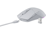 Ratón gaming - Newskill Chiron PRO, Inalámbrica, 1600 DPI, Ambidiestros, 56h Autonomía, Blanco