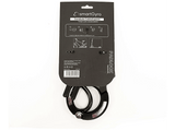 Accesorio patinete eléctrico - smartGyro SG27-531, Candado con 2 llaves para patinetes eléctricos y bicicletas, 120 cm Cable, Negro