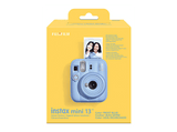 Cámara instantánea - Fujifilm Instax Mini 13, 86 mm x 54 mm, Flash Automático, Espejo para selfie, Azul helado