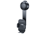 Soporte de móvil para coche - Baseus PrimeTrip Air Clamping, Con ventosa ultrapotente, Giro 360º, Amortiguación y estabilidad, Universal, Negro