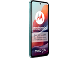Móvil - Motorola Moto g15, Salt Air, 128 GB, 8 GB RAM, 6.72 LCD, MediaTek Helio G81, Full HD+, Cuero Vegano, 5200 mAh