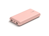Powerbank - Belkin BoostCharge Batería externa 20K, 20000 mAh, 2x USB-A, 1x USB-C, Rosa