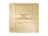 Accesorio - Fanattik DOOM Floppy Disk Limited Edition Imitation Gold Replica