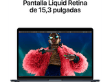 Apple MacBook Air (2024), 15,3, Chip M3, GPU de 10 núcleos, 8 GB RAM, 512GB de SSD, Teclado Magic Keyboard Touch ID, macOS, Medianoche