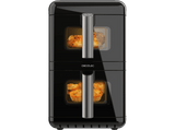 Freidora de aire - Cecotec Cecofry DuoLevel 12000 Window, 12 L, 2 cubetas 6 L, 3000 W, 10 programas, Sync, Match, Táctil, Negro