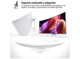 Monitor gaming - LG UltraWide 40U990A-W, 40 Full-HD 5K2K, 120 Hz, 5 ms, IPS curvo 2500R, 2x HDMI, Altavoces incorporados, Altura ajustable, Blanco