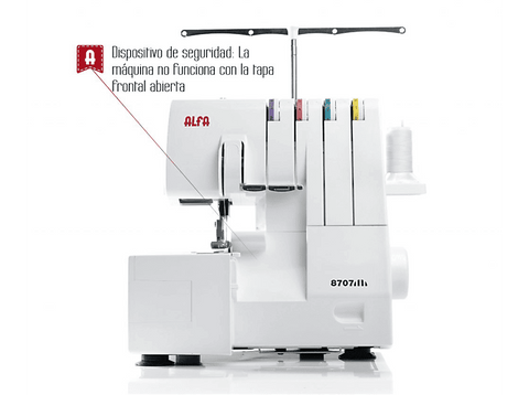 Maquina de coser - Remalladora - Alfa 8707