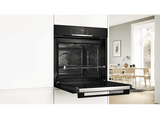 Horno - Bosch HBA572EB3, Serie 4, Multifunción, Pirolítico, 71 l, 3D Hotair, Función Air Fry, 60 cm, Negro