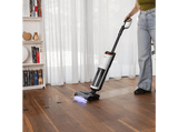 Limpiador de vapor - Polti RollySteam WD30C Cordless, 450 W, 3 en 1: aspira, lava y desinfecta con vapor, 35 min autonomía, Autolimpieza, Pantalla LED