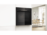 Horno - Bosch HBA572EB3, Serie 4, Multifunción, Pirolítico, 71 l, 3D Hotair, Función Air Fry, 60 cm, Negro
