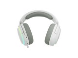 Auriculares gaming - Newskill Aton V2, Supraaurales, Bluetooth, Multiplataforma, 24h Autonomía, Blanco