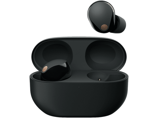 Auricular True Wireless - Sony WF1000XM5B, Cancelación de ruido (Noise Cancelling), Hi Res audio, Google assistant, Alexa, Siri, 24 horas, IPX4, Negro