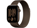 Apple Watch Series 12 (2026), GPS, 46mm, Caja de aluminio Bronce oscuro, Correa Milanese Loop Bronce oscuro, Talla M/L, Siri AI