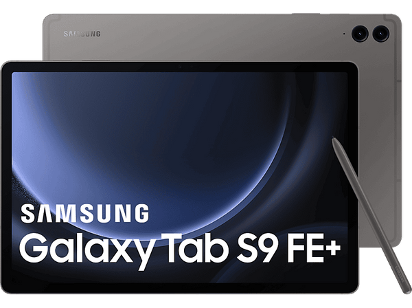 Tablet - Samsung Galaxy Tab S9 FE Plus 5G, 128GB, 8GB RAM, Grafito, 12.4", S Pen, WQXGA, Exynos 1380, Android 13