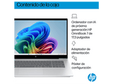 Portátil-HP OmniBook 7 NGAI 17-dc0003ns Copilot+ PC, 17,3 FHD, Intel® Core™ Ultra 7 258V, 32GB RAM, 1TB SSD, GeForce RTX 4050, Windows 11 Home, Plata