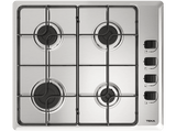 Placa de gas - Teka HLX 640, 4 zonas, Gas natural, Integrable, 58 cm, Acero inoxidable