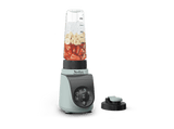 Batidora de vaso - Moulinex Blend Up Essential LM1E04, 800 W, 6 Programas, Botella hermética, 700 ml, Cuchillas Powelix, Compacta, Eucalipto