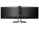 Monitor - Philips 499P9H, 48.8 Ultra Wide 5K, SuperWide 32:9, 5 ms, HDR400, LowBlue, USB-C, HDMI, Negro