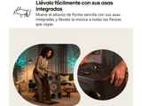 Altavoz de gran potencia - LG POWER 5000, 260 W, AI karaoke, luces LED, efectos de DJ, Bluetooth, Negro