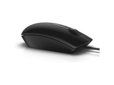 Ratón - Dell MS116, Cable, 1000 ppp, Seguimiento LED óptico, Negro