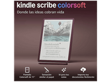 eBook - Amazon Kindle Scribe Colorsoft (2026), 11 , Lápiz digital, 64GB, IA para tus notas, Sensación de Papel, Luz Frontal, Granate