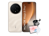 Móvil - Honor Bundle Magic8 Pro, Gold, 512 GB, 12 GB RAM, 6.71 OLED, Qualcomm® Snapdragon® 8 Elite 5 (3nm), 6270mAh