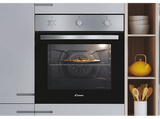 Horno - Candy Idea FIDC X532, Multifunción , Esmalte fácil de limpiar, 65 l, Mandos Mecánicos, 60 cm, Inox